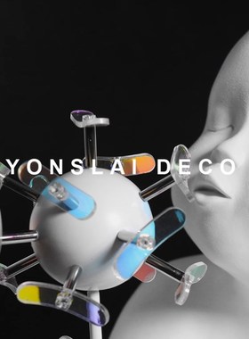 简约现代创意艺术树脂人物雕塑客厅玄关电视柜样板X房间桌面摆件