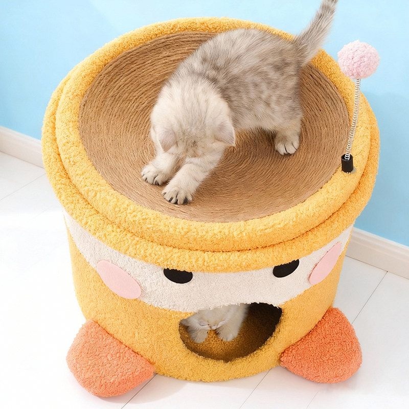 剑麻桶树洞猫爬架猫窝一体特价猫别墅耐抓四通通用猫窝上下铺二层,宠物/宠物食品及用品,猫爬架,淘宝优惠券,粉丝福利购,淘宝优惠卷