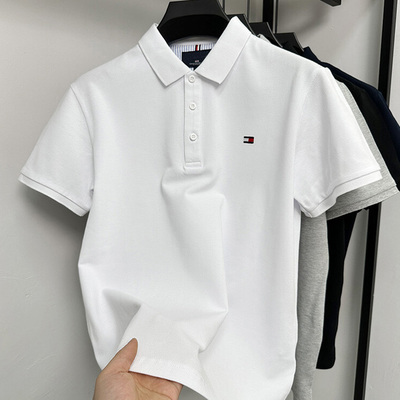 正品汤米夏季纯棉男装短袖polo衫