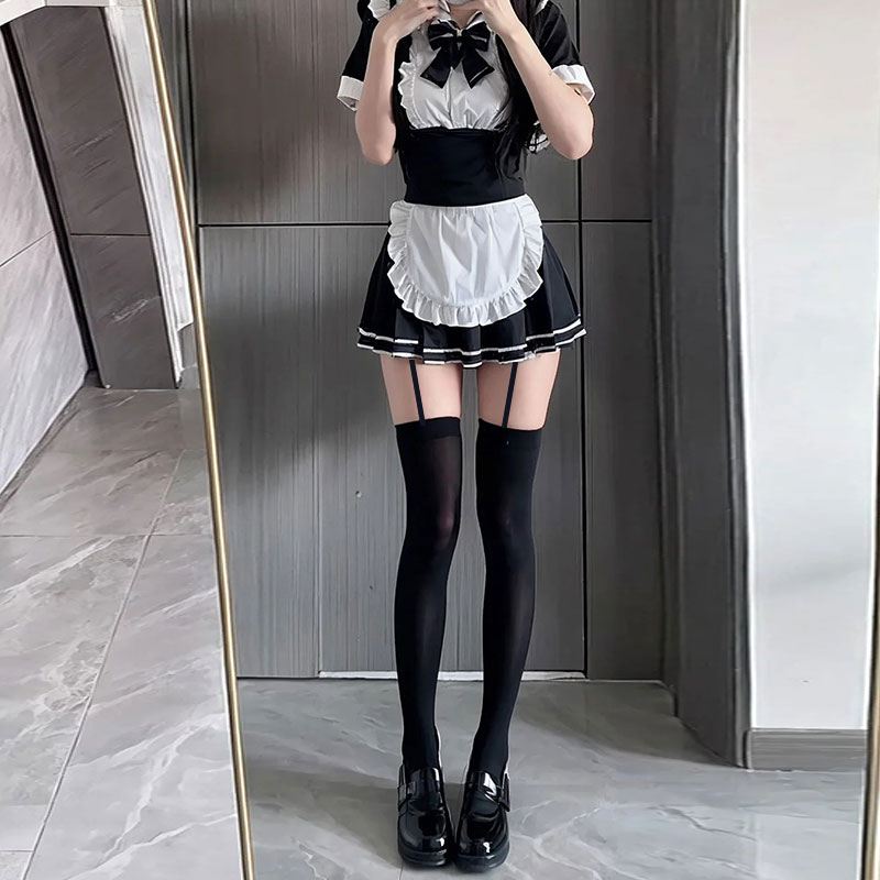 黑色吊带袜女春夏季y2k辣妹