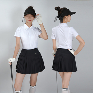 高菲斯特高尔夫女士运动速干透气凉感短袖微辣修身时尚长裤