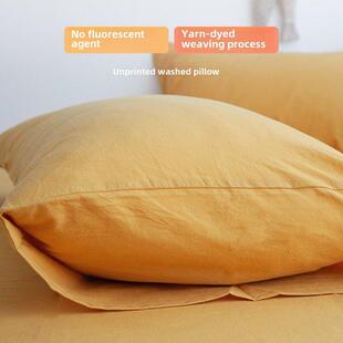 定制水洗棉枕套74*48cm记忆乳胶枕套单件对2双长枕套枕套