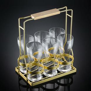 玻璃轻奢啤酒杯高级感家用大容量防摔创意网红商用福佳白精酿酒吧