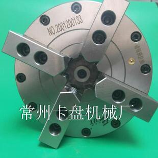 比优特二爪四爪中实气动夹头实心BK110160SQ夹紧数控车床磨床配件