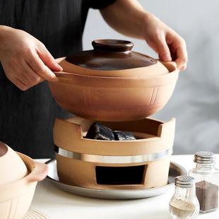 碳炉家用老式陶土泥炉围炉木炭火锅炉煮茶打边炉烧火炉小炭炉砂锅