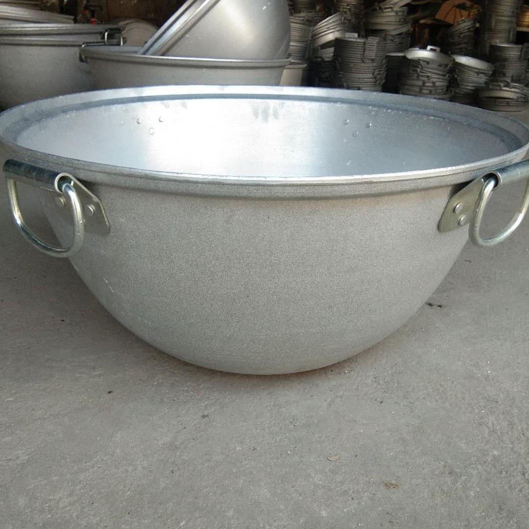 老式行军锅大铝锅加厚商用特大大号牛羊肉汤锅加深卤肉铝锅不黑汤