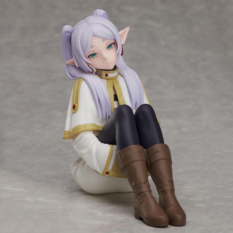 葬送的芙莉莲手办魔法使精灵坐姿芙莉莲模型公仔动漫汽车机箱摆件