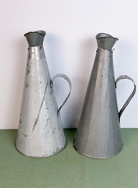 知青老物件老式喇叭喊话筒扩音y器老旧铁皮喇叭生产队怀旧收藏摆