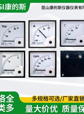 指针式直流电压表BE-96 DC10V~1200V 开孔91*91mm 轨道交通设备用