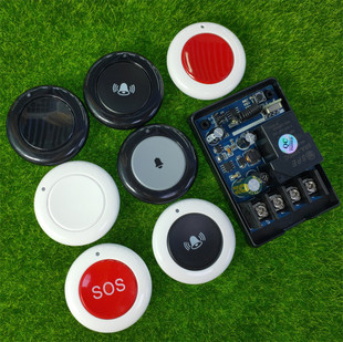 随意贴圆形按钮遥控宽电压12V24V36V48V30A单路灯具车灯喇叭开关
