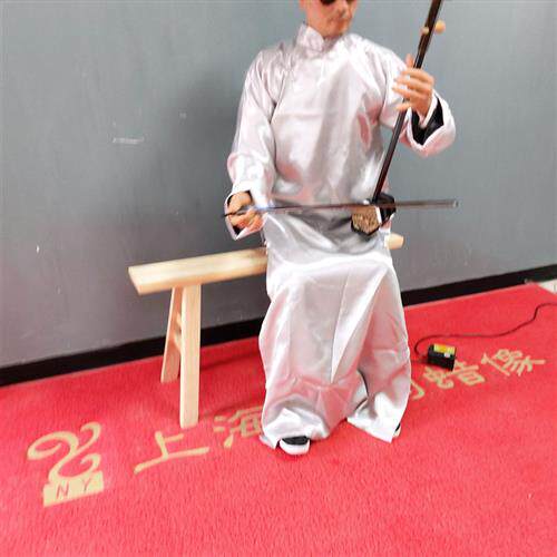 拉二胡蜡像(专利产品仿冒必究)机器人蜡像定做