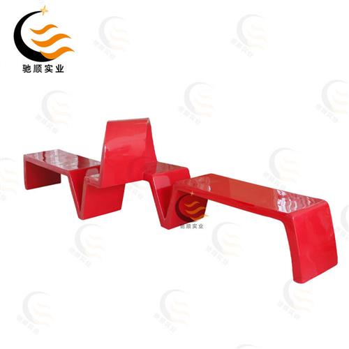 玻璃钢卷尺座椅时尚创意休闲椅商场新款户外美陈尺子休息座椅厂家