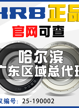 正品HRB哈尔滨轴承6000 6001 6002 6003 6004 6005 6006 2Z RZ