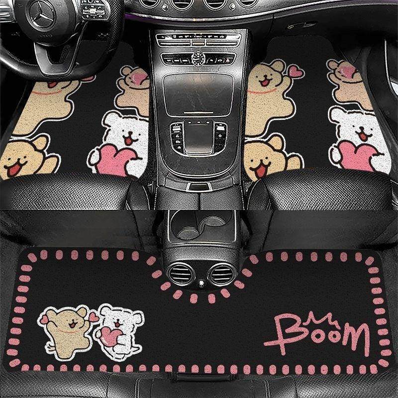 汽车脚垫丝圈通用主驾驶地毯可爱地垫防脏防滑保护垫车垫子单片,3C数码配件,USB多功能数码宝,淘宝优惠券,粉丝福利购,淘宝优惠卷