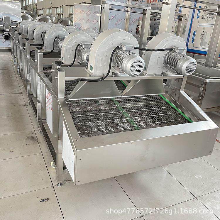 工厂销售香菇豆干包装袋清洗风干机 素牛排素肉豆干杀菌风干线