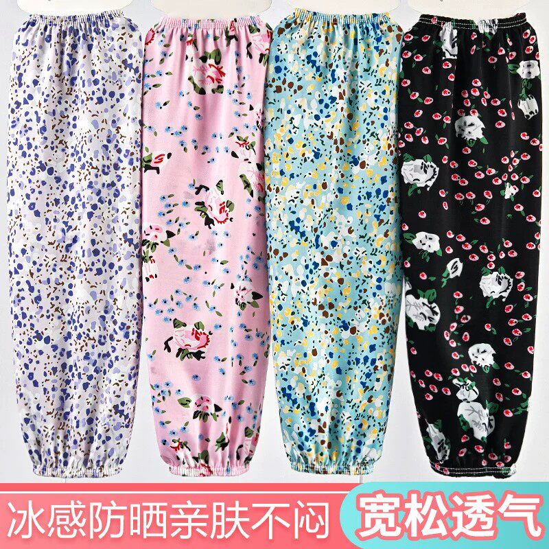 女士夏季冰丝防晒直筒护臂袖套