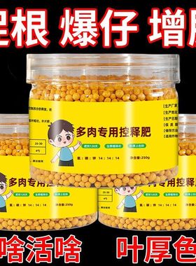 多肉肥料专用肥多肉控释肥爆盆增肥多肉营养液有机家庭园艺控释肥