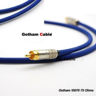 GAC PDIF 镀银时钟线 瑞士Gotham 75欧数字音频同轴线 10070