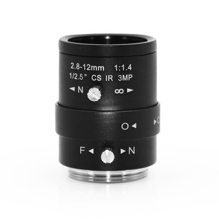 2.5 CS口1 高清工业相b机机器视觉CCD监控广角变焦镜头2.8 12MM