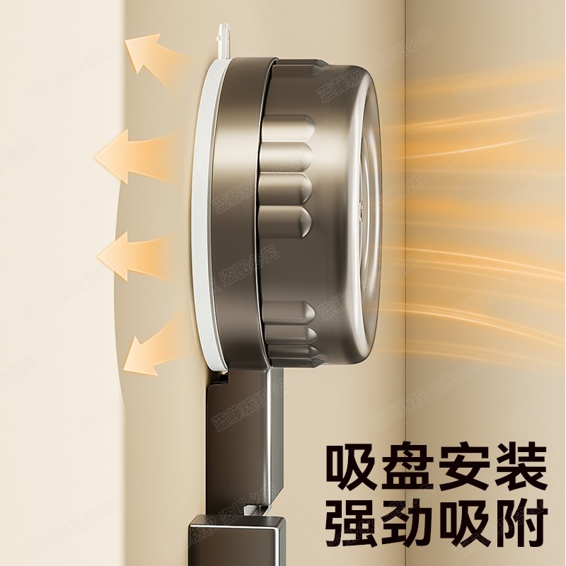 吸盘吹风机置物架免打孔壁挂式卫生间多功能风筒支架W可拆卸收纳