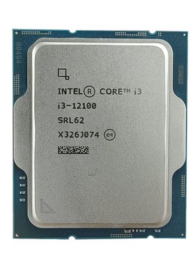 Intel/英特尔 i3-12100全新散片CPUH 带核显+微星H610系列主板套