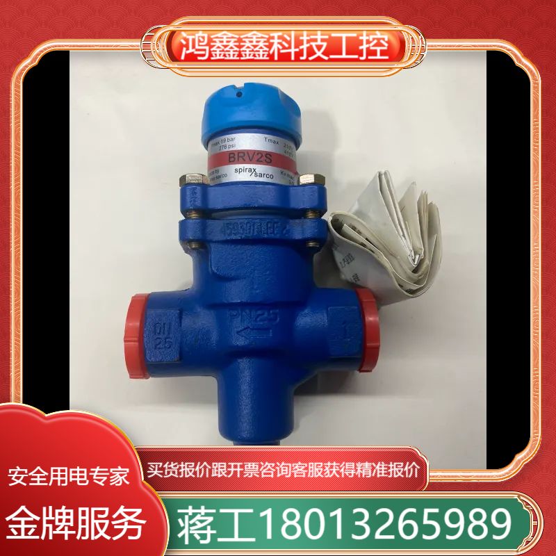 斯派莎克BRV2S直接作用式高温蒸汽空气减压阀，DN25口径