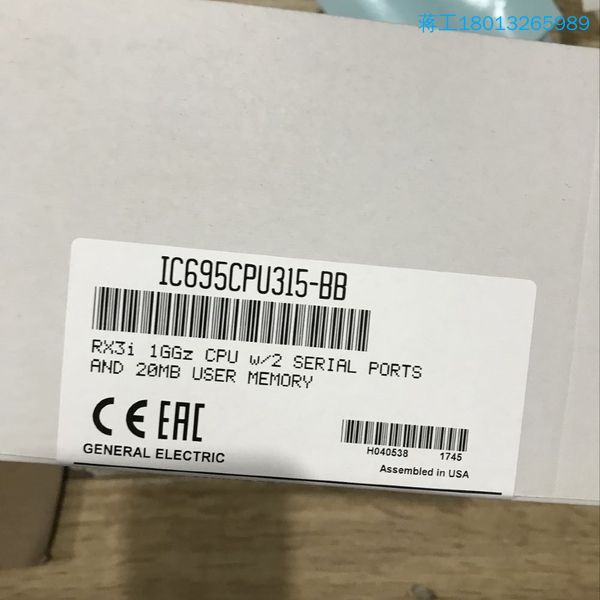 全新 IC695CPU315 处理器模块