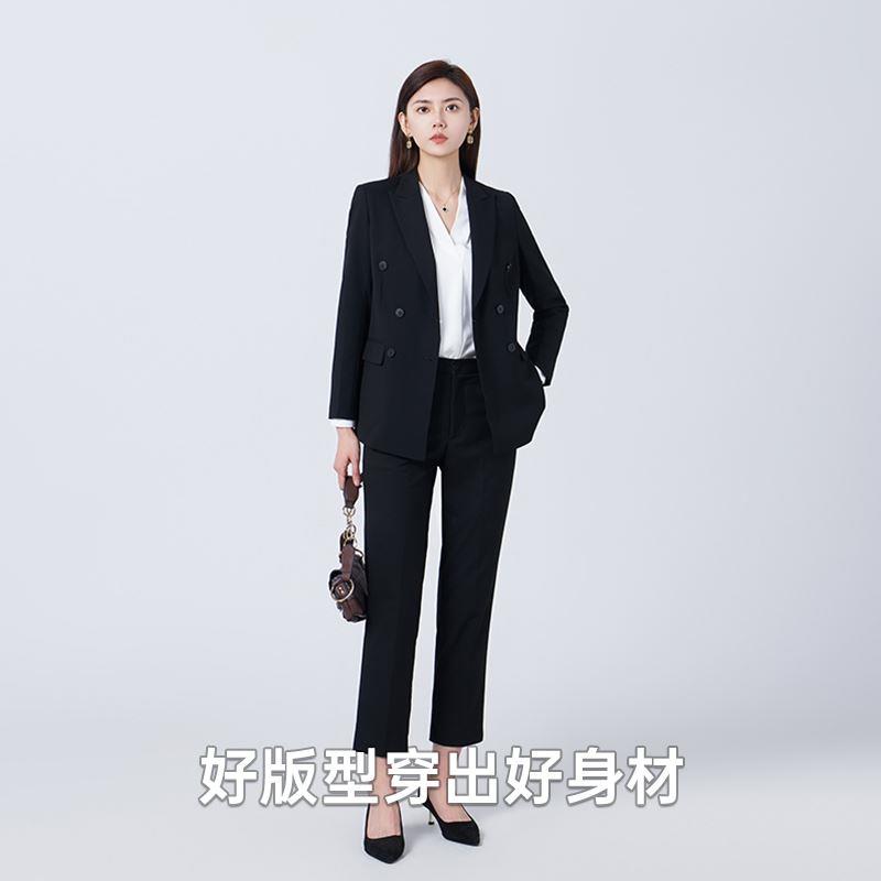 曼斯MANMISS职业西装外套女面试正装套装公务员高级感气质工作服-封面