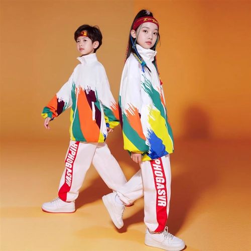 速发少装啦啦队演出服小学生彩绘服袖套儿啦啦操表演长幼儿园合唱