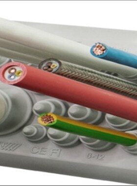 速发 EVC-10多孔穿线密封板 防尘防水穿线板 TPE穿墙板