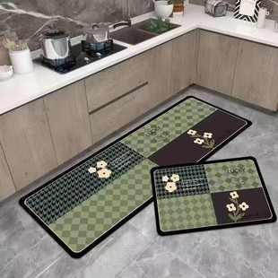 160cm X131 硅藻泥厨房地垫防滑耐脏可擦免洗地毯吸