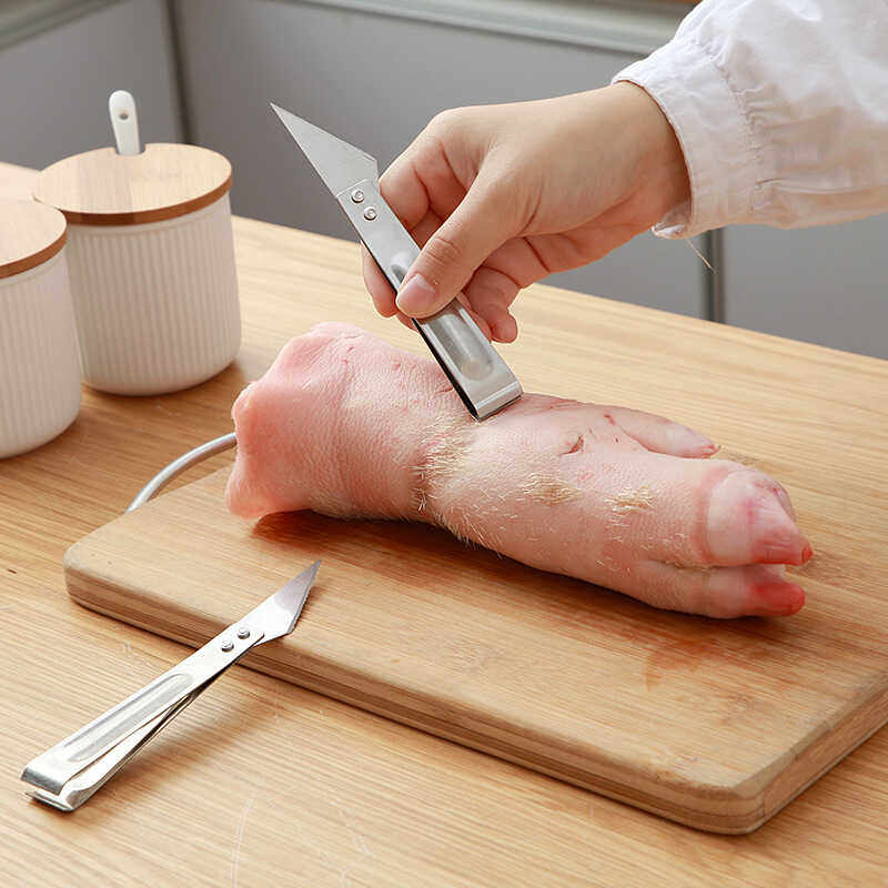 拔毛器 猪毛钳厨房多功能不锈钢鸭毛鸡毛夹除毛器鱼骨鱼刺镊子夹