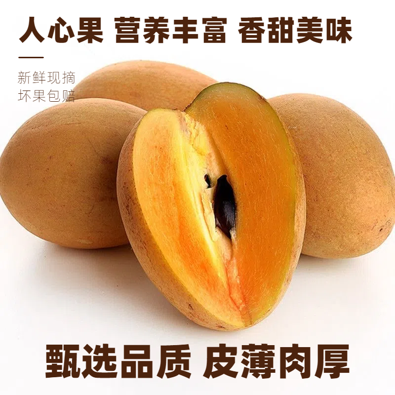 广西人心果新鲜当季整箱孕妇水果现摘稀罕见养生人参果包邮,水产肉类/新鲜蔬果/熟食,人参果,淘宝优惠券,粉丝福利购,淘宝优惠卷