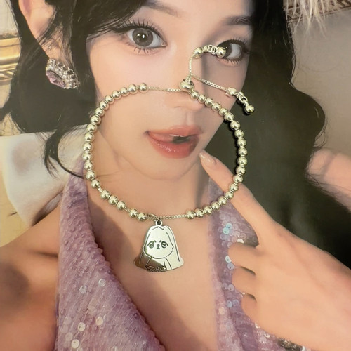 gigi宋雨琦周边项链兔子同款高级感美式应援吊坠链情人节生日礼物