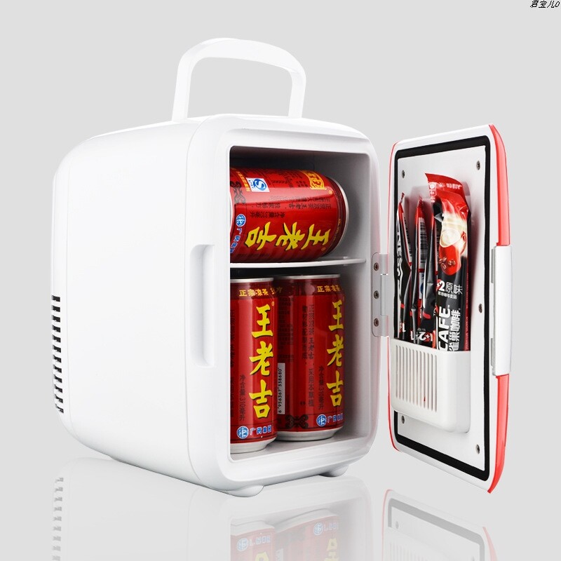 好货4L车家两用小型宿舍家用冷藏箱4升车载迷你冷暖小冰箱 不能