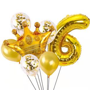 Figure Balloons Birthday Decor Suppl 极速18inch Party Number