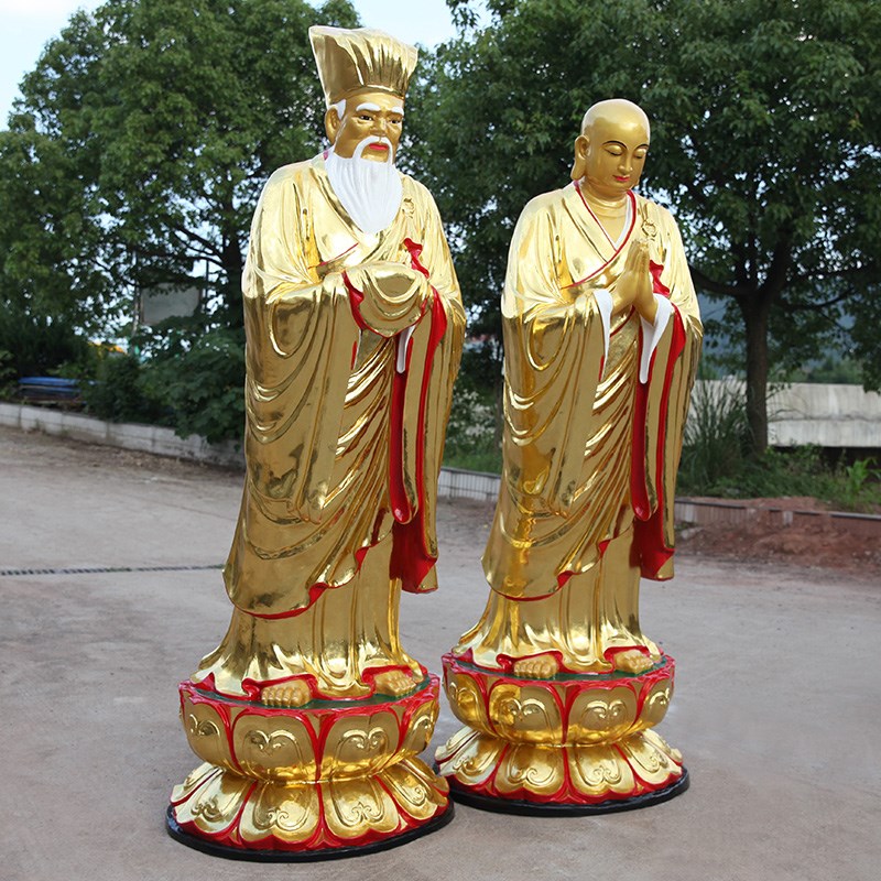 好货寺庙树脂玻璃钢佛像2米2闵公道明地藏王护法 闵公道明佛像