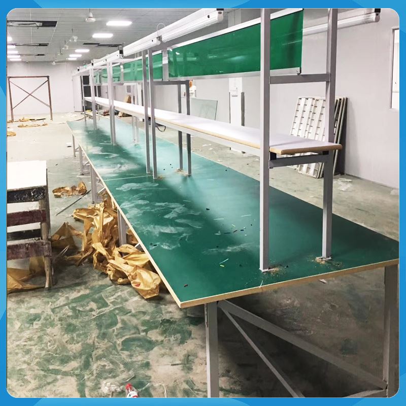 。防静电工作台定制工厂车间流水线带挂板灯架重型钳工台检验操作