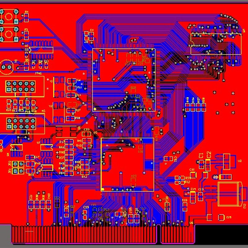 PCI9054 PCI开发板 原理图PCB图PCI9054 FPGA开发板pcb EP2C5 PCI