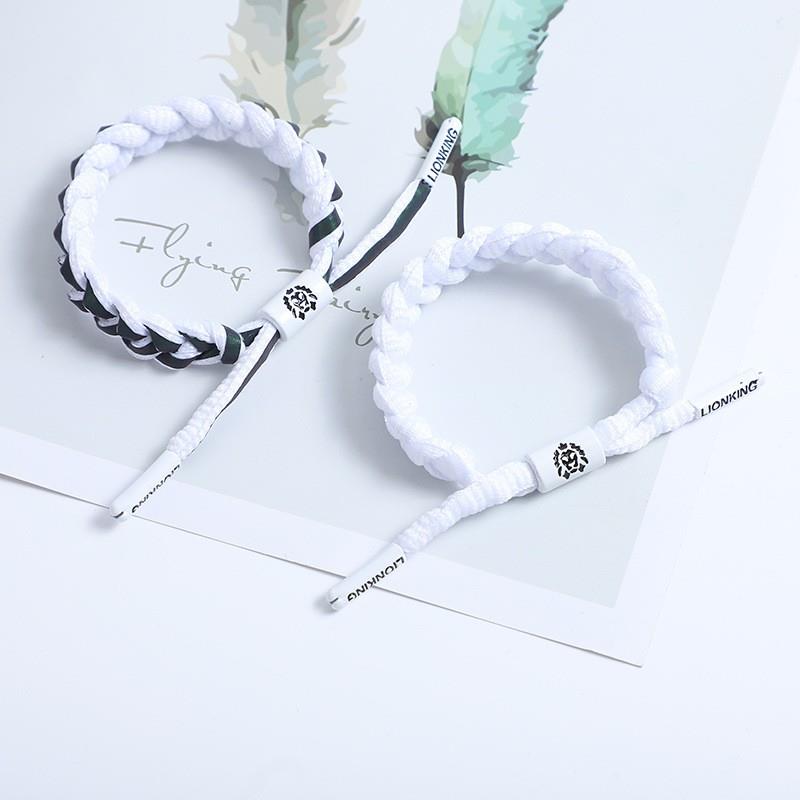 金属质感全息反光小狮子手錬画油lionking纯色黑白学生情侣手环