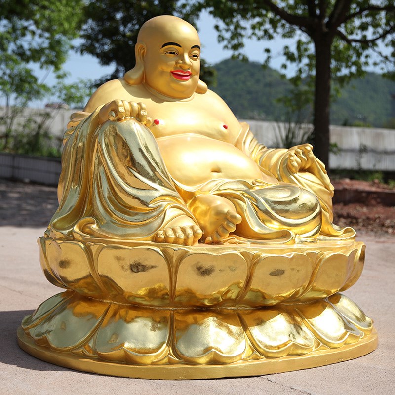 好货寺庙大型佛像弥勒佛招财摆件神像供奉大肚弥勒佛树脂弥勒佛佛