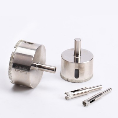 。金刚砂玻璃钻孔器瓷砖钻头玉石玻化砖大理石扩孔电钻工具包邮