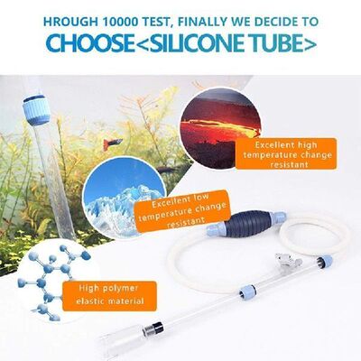 Manual Aquarium Water Changer Filter Fish Tank Water