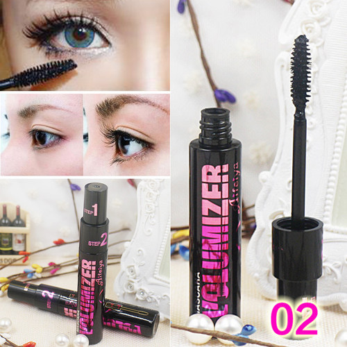 好货Double Use Black Mascara 4d Silk Fiber Mascara Lengtheni