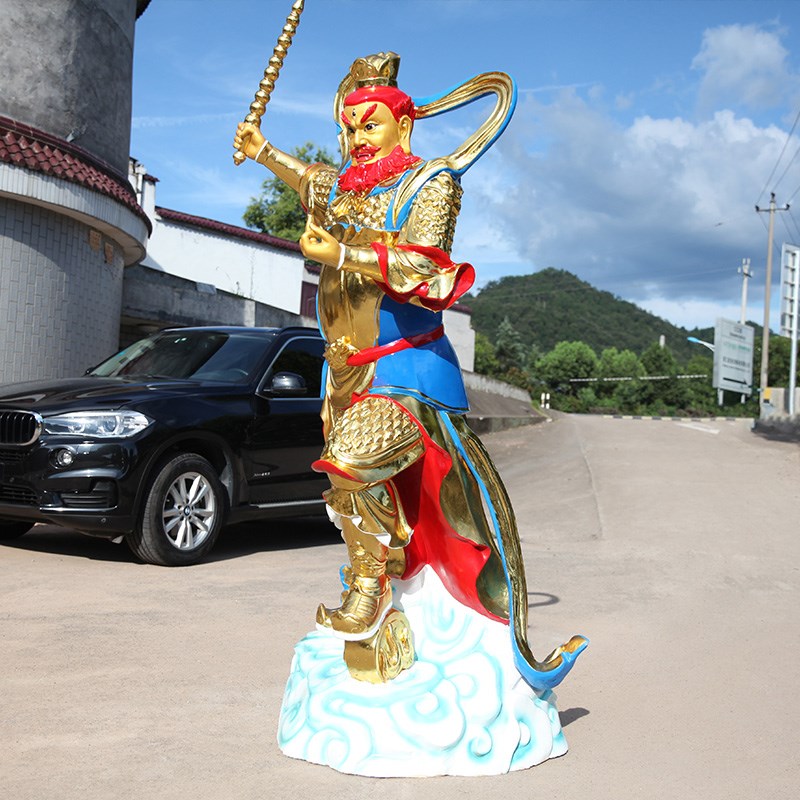 好货包邮寺庙供奉王天君王灵官寺庙佛像护法树脂神像2米1火神王灵