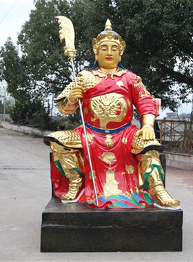 好货将军佛像1.8米韦驮左右护法2米韦陀将军合掌韦驮寺庙树脂佛像