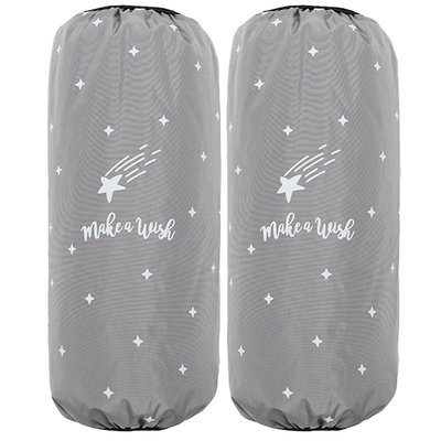 防水皮袖套男士长版手套女袖子手臂套袖厨房工作防油护袖可爱冬季