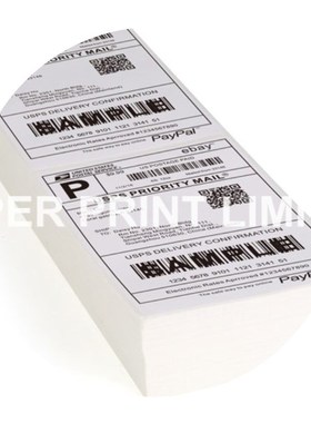 Fanfold fan fold 4 x 6 4x6 102x152mm Direct hermal Labels