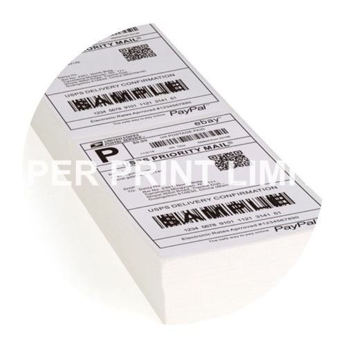 Fanfold fan fold 4 x 6 4x6 102x152mm Direct hermal Labels
