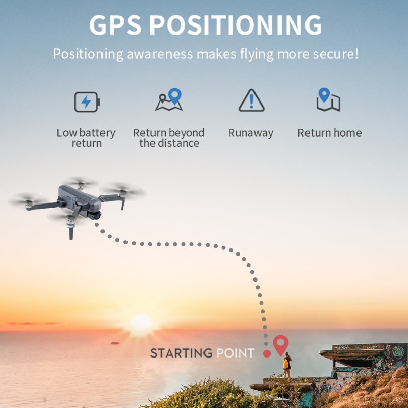 SJRC F11 4K Pro 2 Axis Gimbal EIS Real 4K Professional Came
